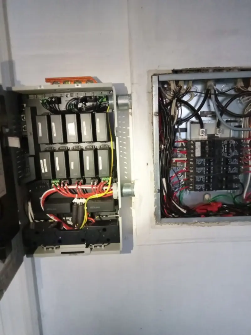 Electrical panel upgrade completed for Indoor Lighting Installation in Center Point